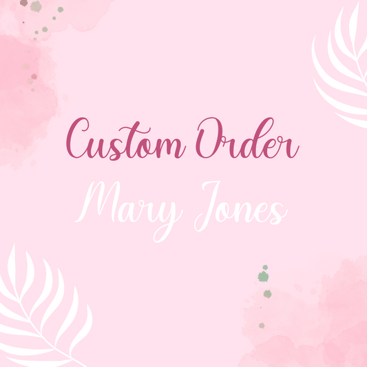 Custom waterslide order for Mary jones