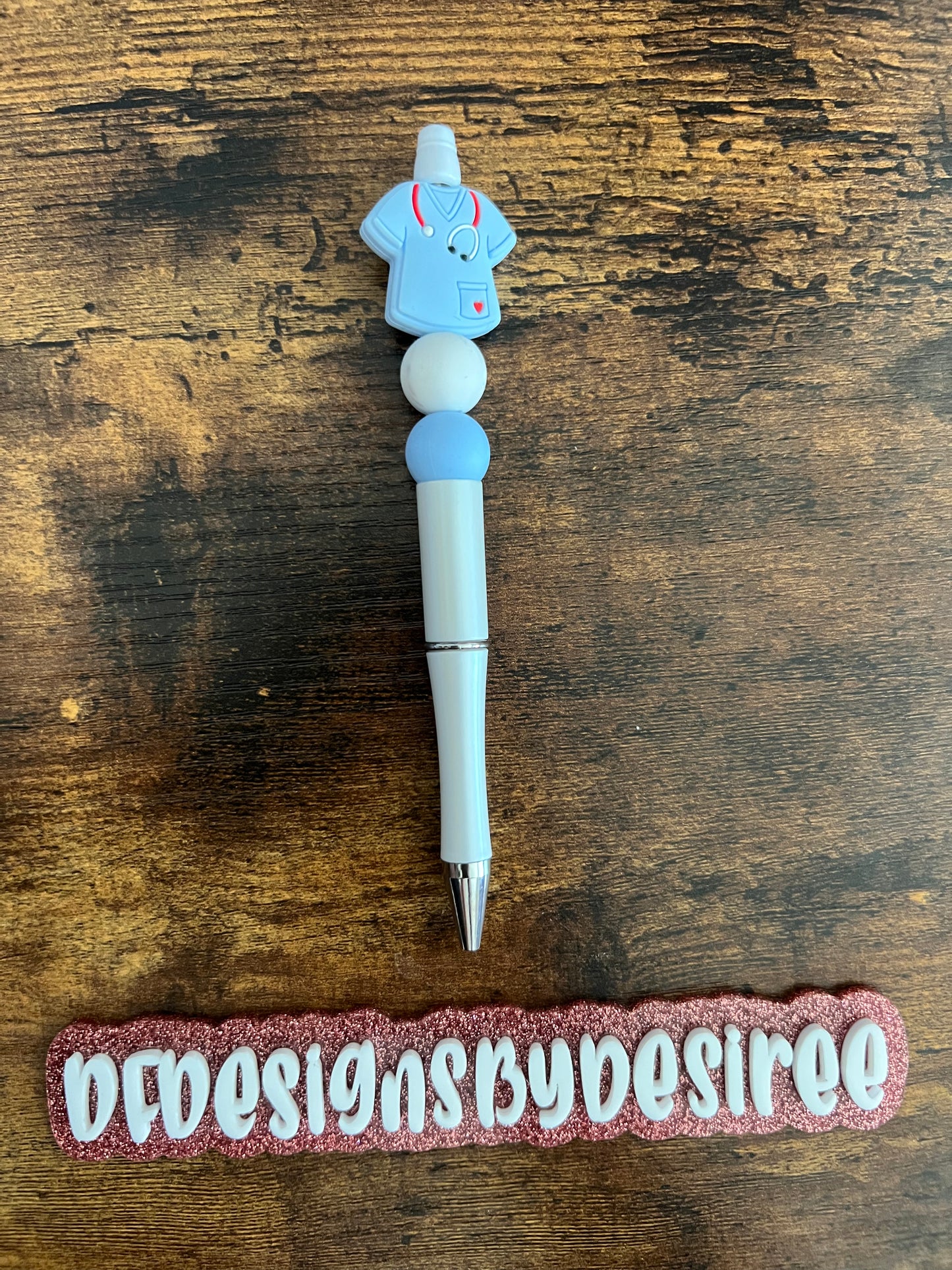 Scrub life beaded pen