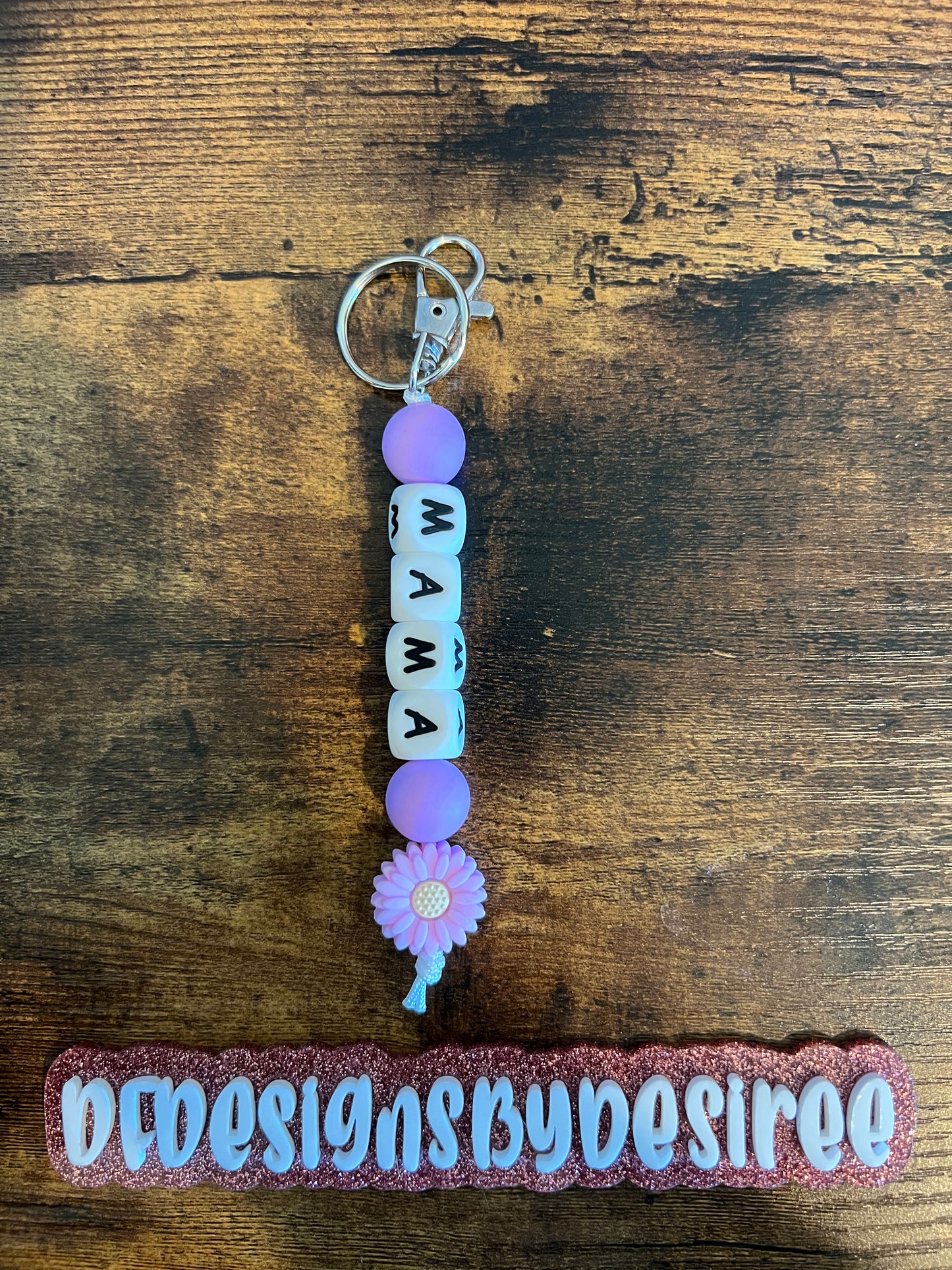 Flower Mama keychain