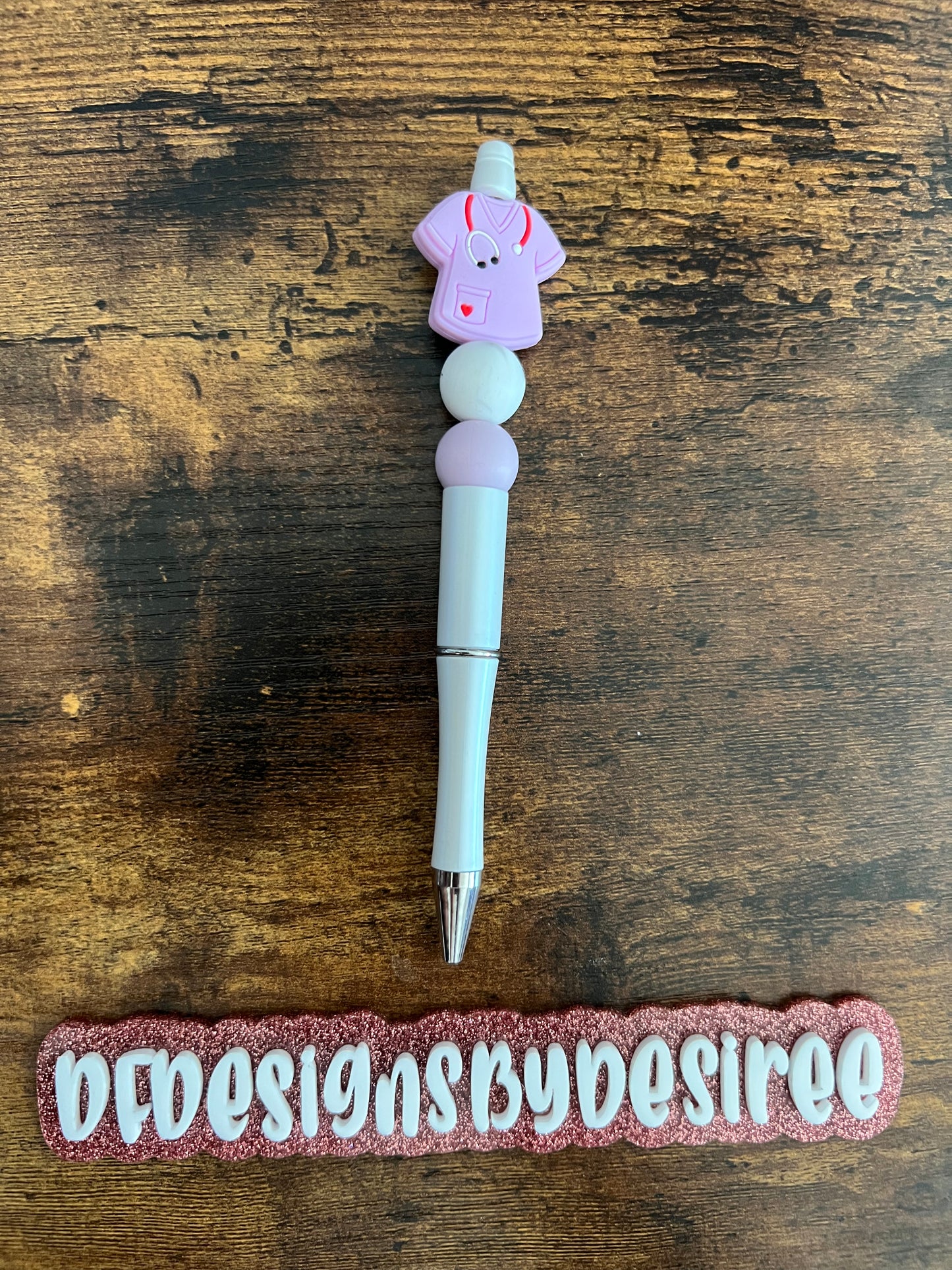 Scrub life beaded pen