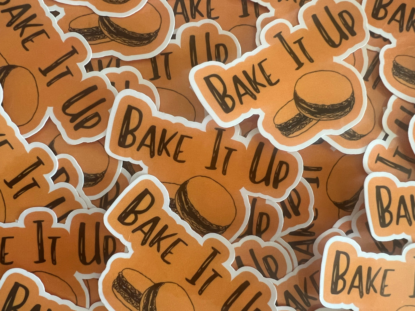 Custom Dye Cut Stickers For Bake It Up